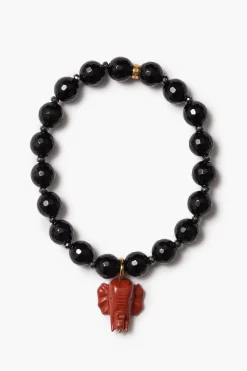 Elephant Bracelet Onyx