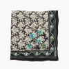 Embroidered Floral Bandana Ink