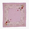 Embroidered Floral Bandana Pastel Lavender