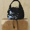 Fishscale Sequin Bag Black