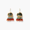 Flamenco Earrings Labradorite