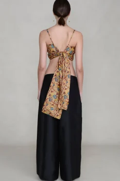Flora Wrap Top Marigold