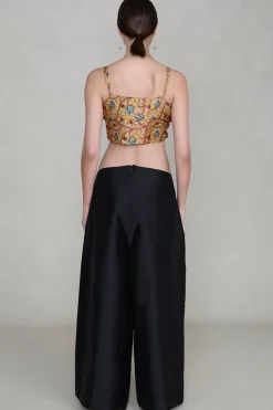Flora Wrap Top Marigold