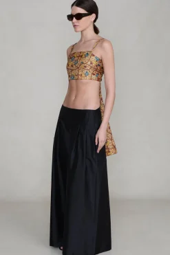 Flora Wrap Top Marigold