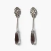 Fluted Drop Earrings Smoky Quartz