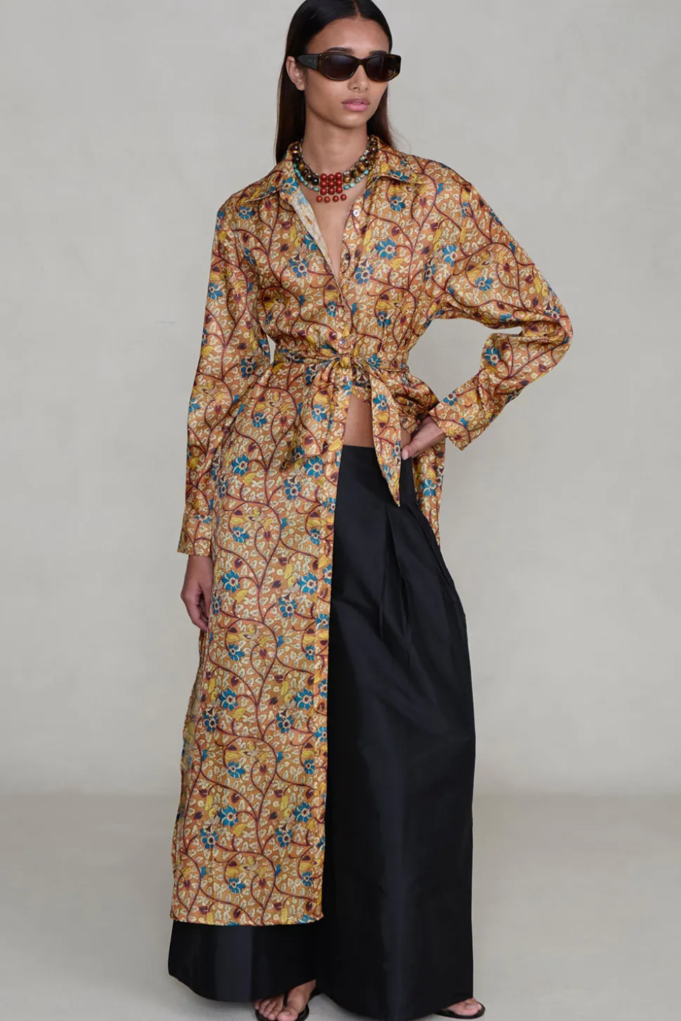 Garden Shirt Dress Marigold