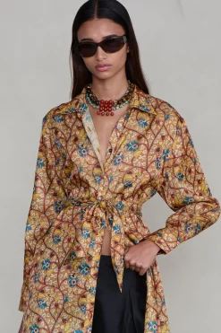 Garden Shirt Dress Marigold