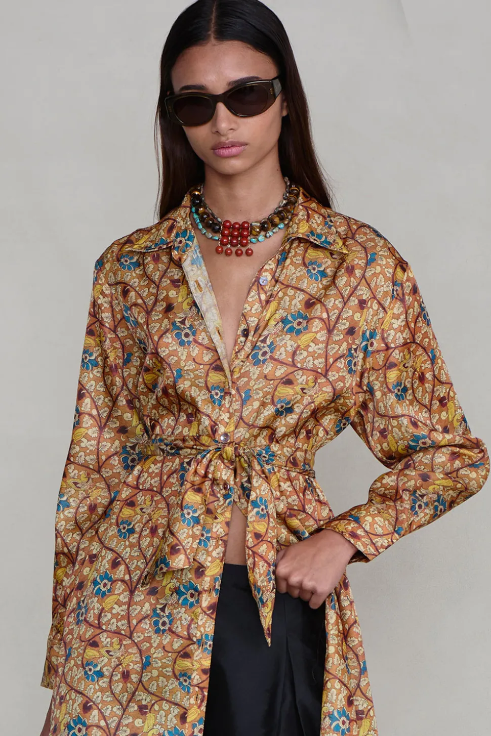 Garden Shirt Dress Marigold