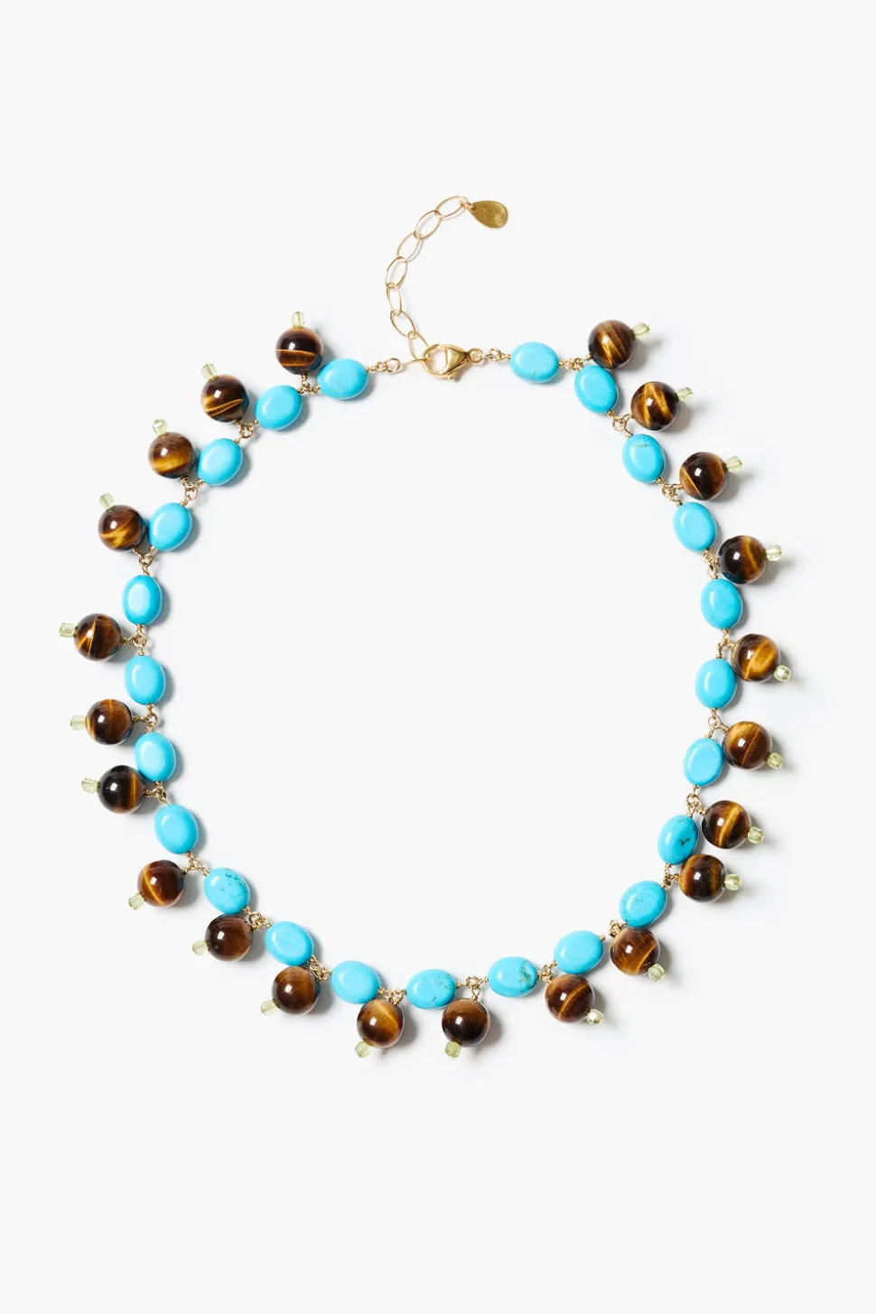 Globe Collar Necklace Turquoise