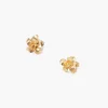 Gold Hibiscus Stud Earrings