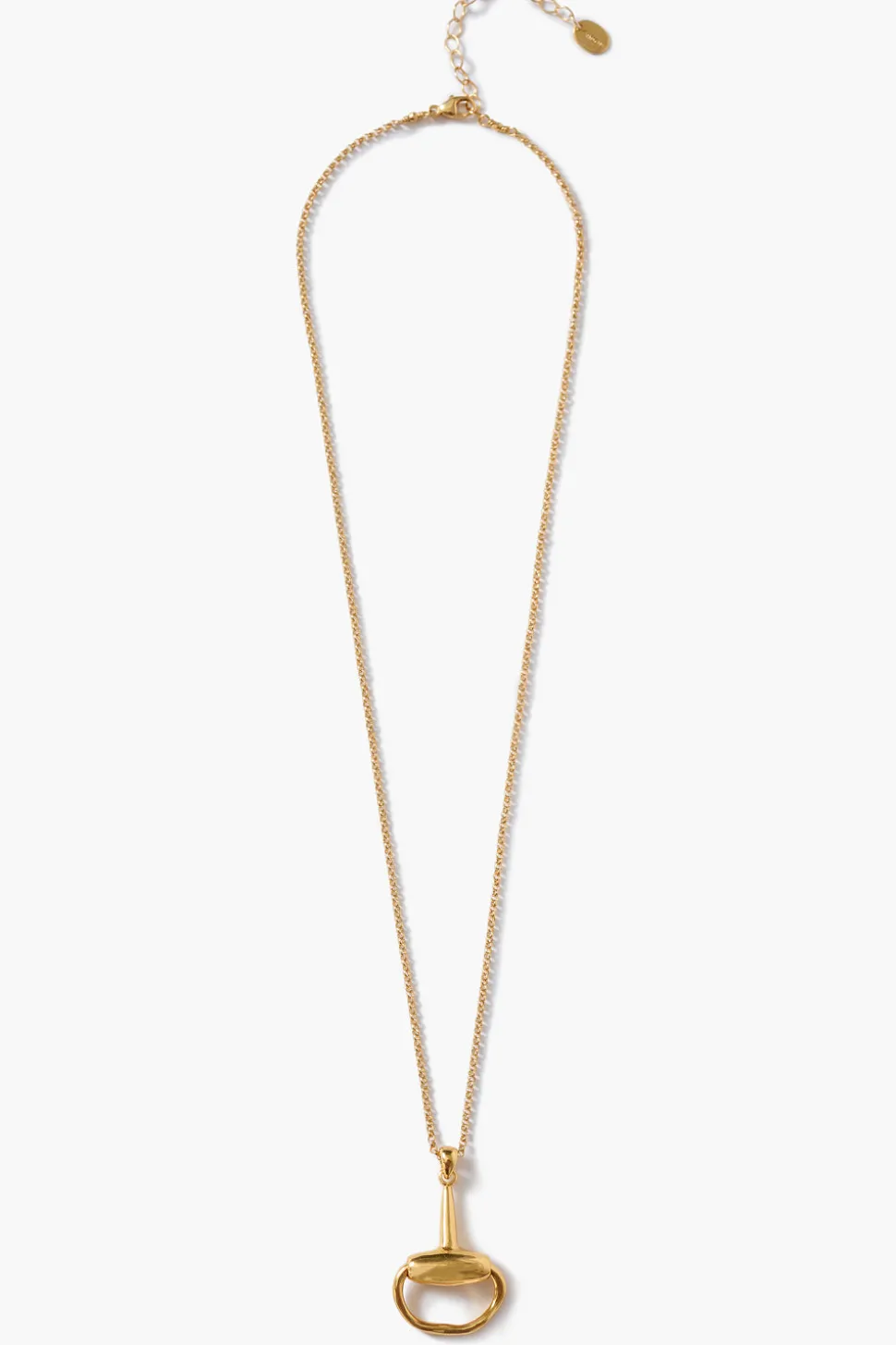 Horsebit Necklace Gold