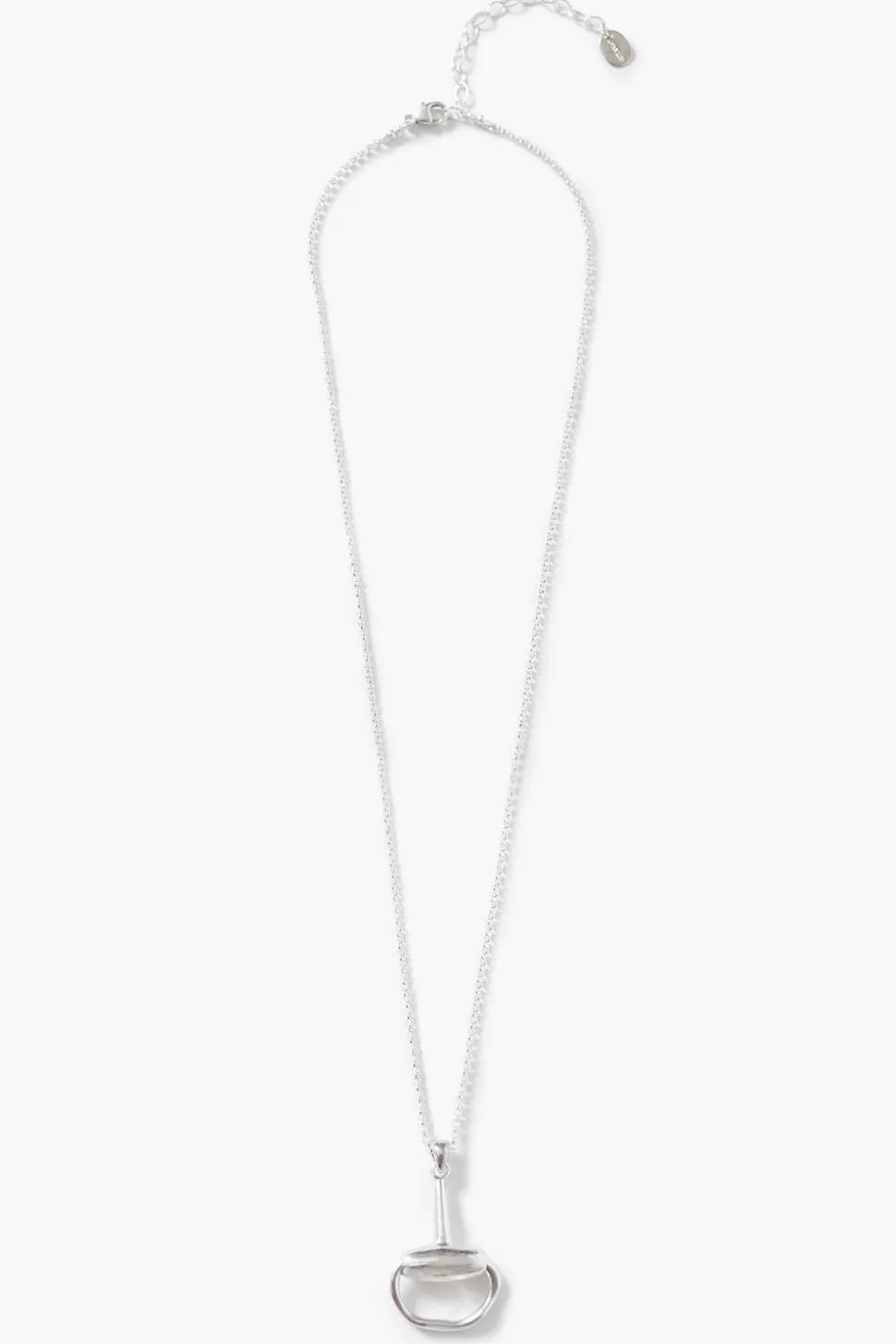 Horsebit Necklace Silver