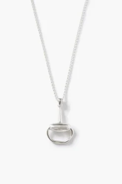 Horsebit Necklace Silver