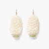 Ivory Drop Earrings Peridot