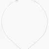 14k Gold and White Diamond Initial Necklace