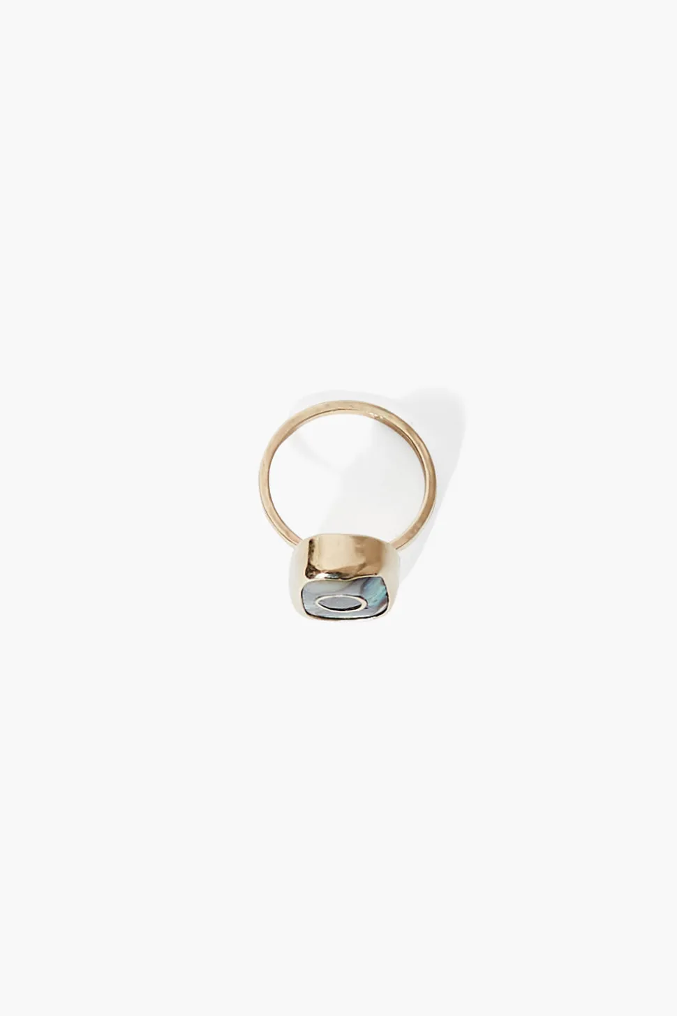 14k Oasis Ring Abalone