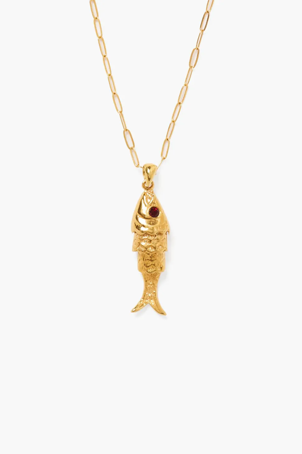 Koi Necklace Garnet