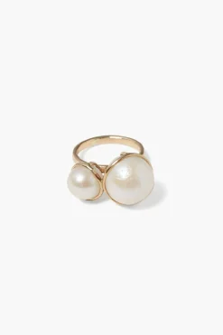 14k Phoebe Ring White Pearl