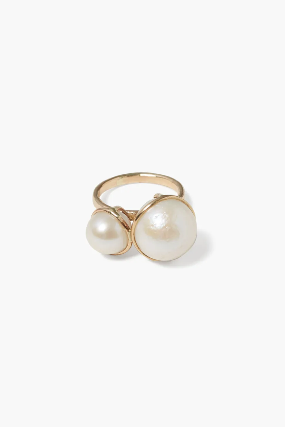 14k Phoebe Ring White Pearl