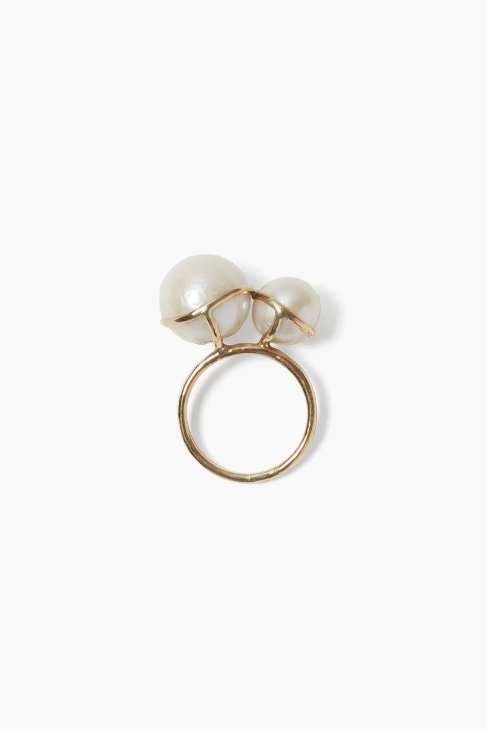14k Phoebe Ring White Pearl