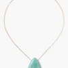 14k Temple Necklace Turquoise