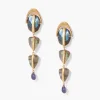 Labradorite Mix Rise Earrings