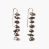 Ladder Earrings Peacock Pearl