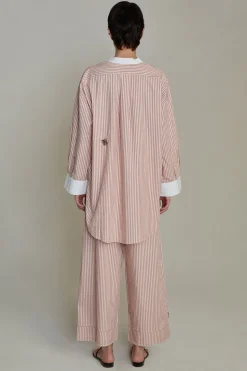 Lita Blouse Pink Stripe