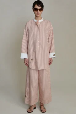Lita Blouse Pink Stripe