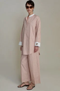 Lita Blouse Pink Stripe