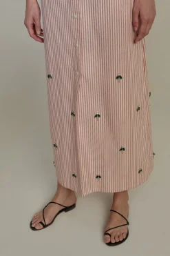 Lita Shirt Dress Pink Stripe