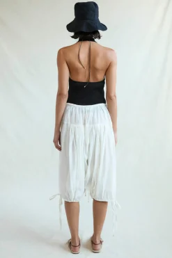 Million Pleats Fisherman Shorts Natural