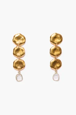 Mirage Coin Earrings Yellow Gold