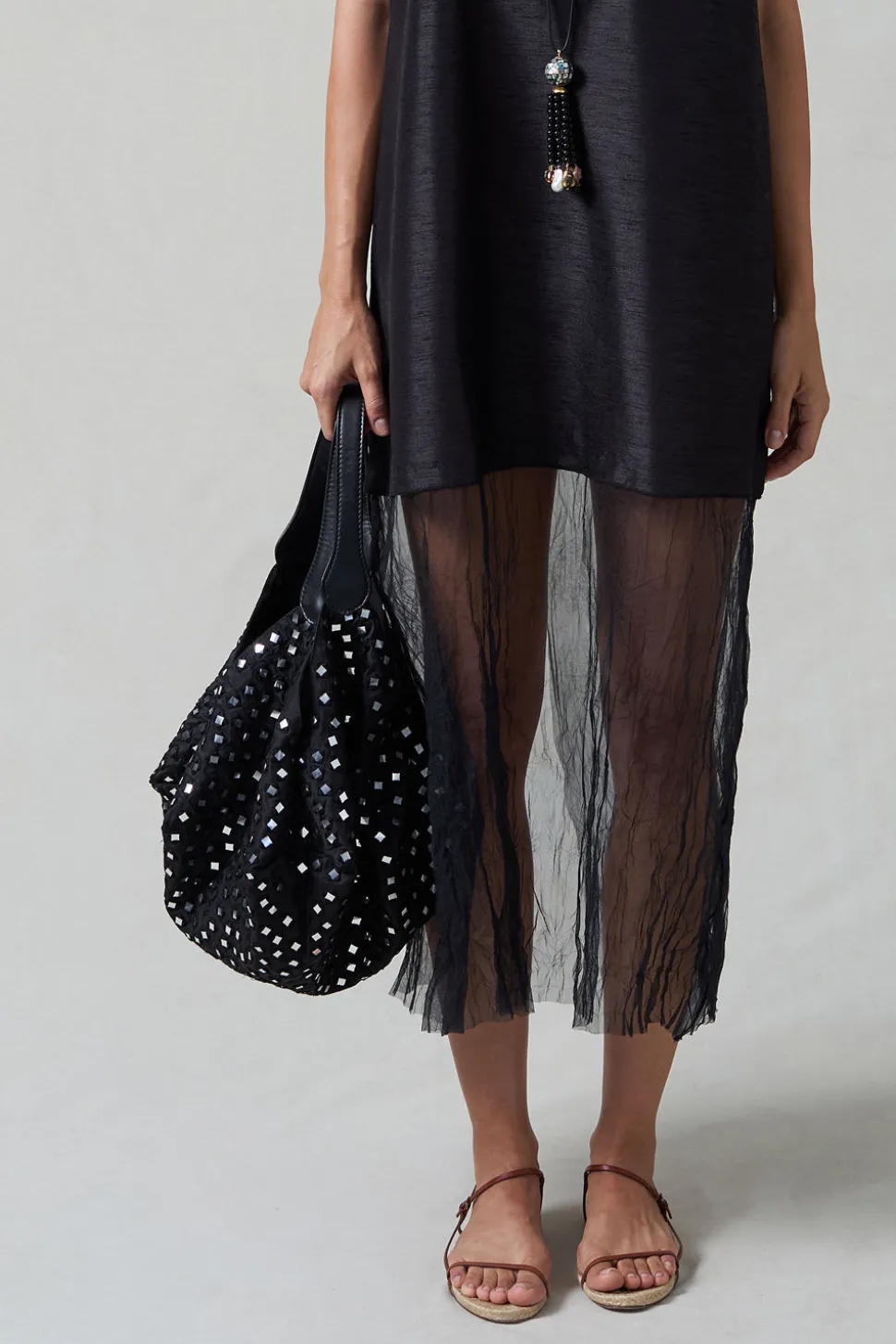 Mirror Lantern Bag Black