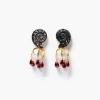 Nautilus Drop Earrings Black MOP