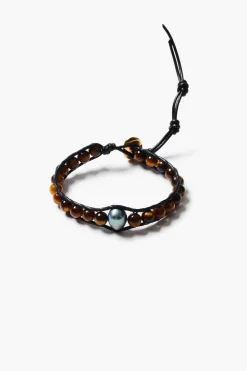 Nile Single Wrap Bracelet Tiger's Eye