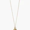 Orris Charm Necklace Labradorite