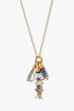 Orris Charm Necklace Multi