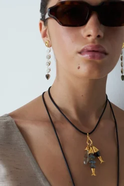 Orris Hook Necklace Labradorite