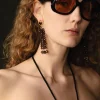 Pampille Earrings Smoky Quartz