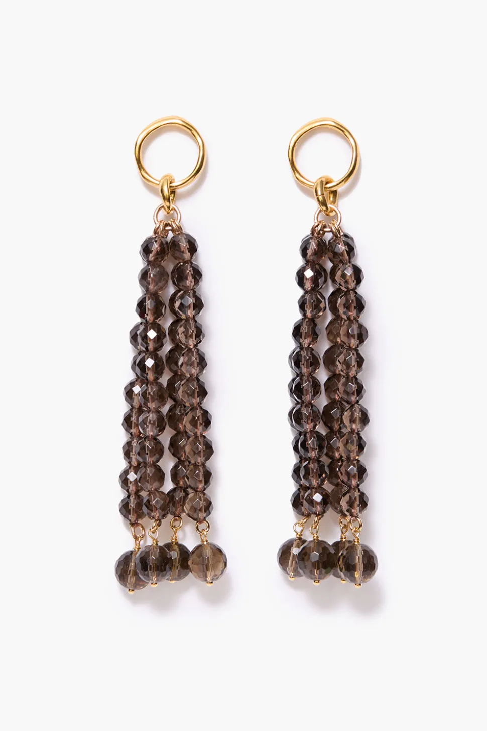 Pampille Earrings Smoky Quartz