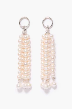 Pampille Earrings White Pearl