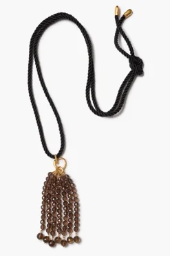 Pampille Necklace Smoky Quartz