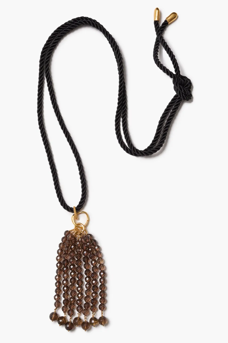 Pampille Necklace Smoky Quartz