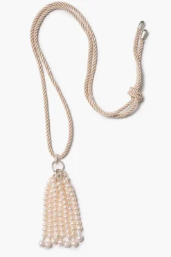 Pampille Necklace White Pearl