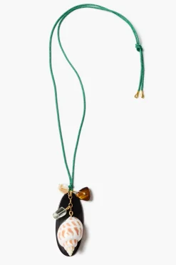 Paracord Charm Necklace Green
