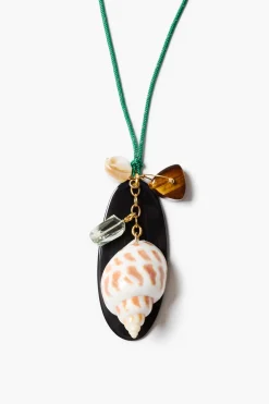 Paracord Charm Necklace Green