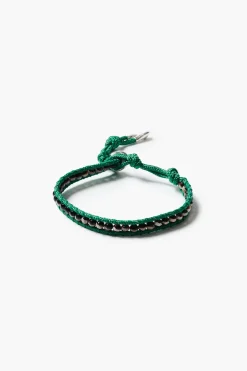 Paracord Single Wrap Bracelet Black Agate