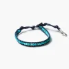 Paracord Single Wrap Bracelet Turquoise