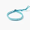 Paracord Wrap Anklet Aquamarine